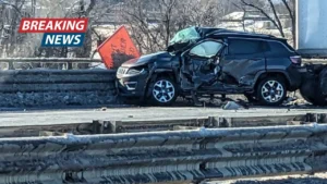 Cierres de carriles y fuertes retrasos en el I-91 sur en Springfield tras accidente de tres vehículos
